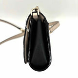 Kate Spade Cameron St Shreya Beige Black Saffiano Leather Wallet on Chain