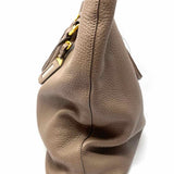 Prada Daino Taupe Pebbled Leather Tote