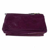 HOBO INTERNATIONAL Purple Bi-Fold Lace Leather Wallet