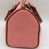 Dooney & Bourke Trudy Pink Boston Pebbled Leather Satchel