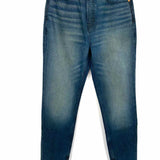 REDONE Super High Drainpipe Women's Dark Blue Size 28 High Waisted Skinny Jeans