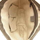 Gucci Medium Soho Gray Crescent Pebbled Leather Shoulder Bag