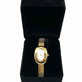 HEAVEN MAYHEM AMARA Stainless Steel Gold Tone Oval Watch