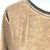 Uma Wang Women's Brown Size L Crew ombre Short Sleeve Top