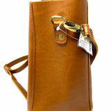 Portland Leather Goods Butterfly Camel Bucket Leather Crossbody