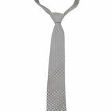 Geoffrey Beene Black White Gingham Necktie