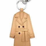 Beige Trench Coat Key Chain