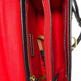 Dooney & Bourke Pebble Grain Florentine Black Flap Leather Crossbody