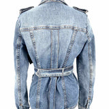 RED VALENTINO Women's Blue Size 44/8 Button Down Denim Jacket