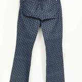 7 for all mankind Women's Dark Blue Size 28/6 Bootcut Geometric Jeans