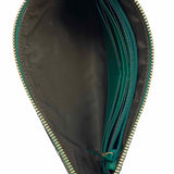 Gucci Green Shoulder Guccissima Leather Clutch