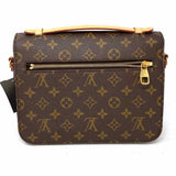 LOUIS VUITTON Pochette Metis Coated Canvas Brown Envelope Monogram Crossbody
