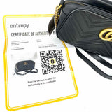 Gucci Black Small Camera Bag Marmont Leather Crossbody
