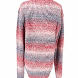 SCOTCH&SODA Men's Pink Purple Size M Crew gradient Sweater