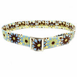 AS Designs Beige Brown Adjustable Floral Belt