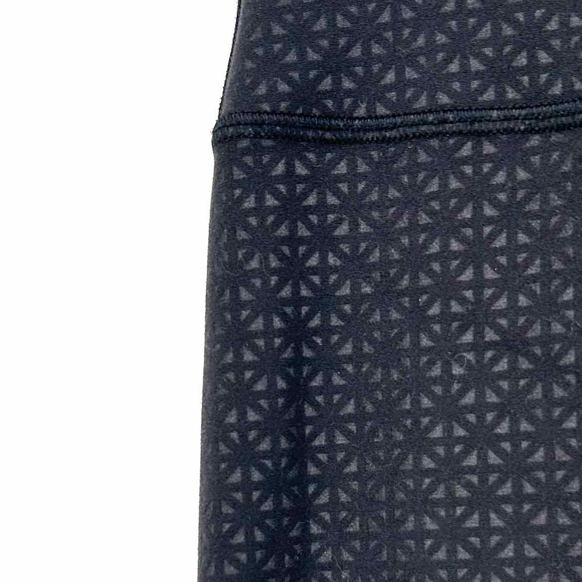 Lululemon Align Women's Charcoal Size 8 Crop Geometric Leggings