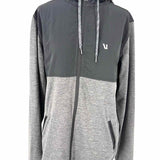 Vuori Sunday Men's Gray Black Size M Hooded heather Sweatshirt