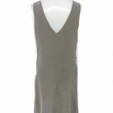 Cynthia Rowley Women's Gray Size 4 Sleeveless Silk Knee High Dress
