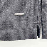 RODD&GUNN Men's Gray Size M 1/4 Zip Elbow Patch Overshirt