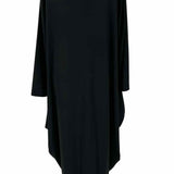 Liya Women's Black Size 2 Draped Asymetric Dress