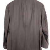 Ralph by RL Men's Black Pinstripe Size 44R Sport Coat & Vest Set