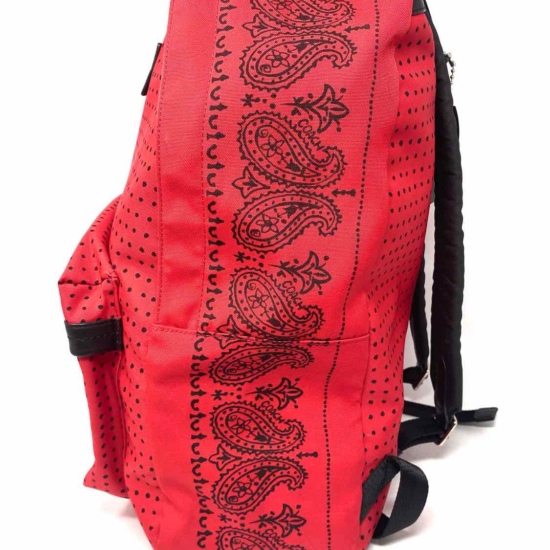 Coach Red Polka Dot Bandit BackPack