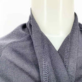 Poles Women's Gray Size S Short Sleeve Merino Wool Cardigan