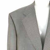 Barcelino for Ravazzolo Men's Black Gray 42R Silk Blend Sport Coat