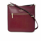 Kate Spade Sadie Burgundy Zip Saffiano Leather Crossbody