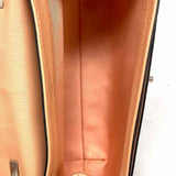 LOUIS VUITTON 2016 LockMe II BB Leather Beige Taupe Flap Turnlock Crossbody