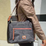 Dooney & Bourke Wayfarer Hobo Nylon Black Zip Tote Shoulder Bag