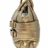 Cole Haan Gold Hobo Metallic Leather Tote