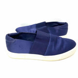 Vince Women's Navy Size 7.5 Slip on Satin Sneakers