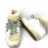 Golden Goose Women's White Size 38/8 High Top Leather Distressed Sneakers