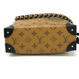 LOUIS VUITTON 2021 Noe Trunk Coated Canvas Light Brown Monogram Bucket Bag