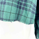 Nomad Women's Green Size M Button Down Flannel Plaid Long Sleeve