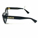 Gucci Black Rectangular Sunglasses