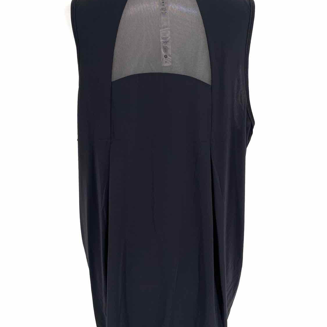 Lululemon  Sculpt Tank Top Women's Black Nylon Blend Size 12 Sleeveless W1DZQS