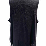 Lululemon Sweetest Day W1CUPS Women's Black Size 12 Asymmetrical Sleeveless