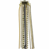 stella & dot Gold Tone Chandelier embellished Earrings
