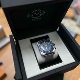 GEVRIL XO Submarine Stainless Steel Blue & Silver Tone Watch