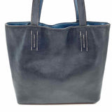 Hermes 2011 Double Sens 28 Blue Reversible Swift Leather Tote