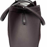 Fendi Origami Medium Tote Deep Plum Purple Suede Tote