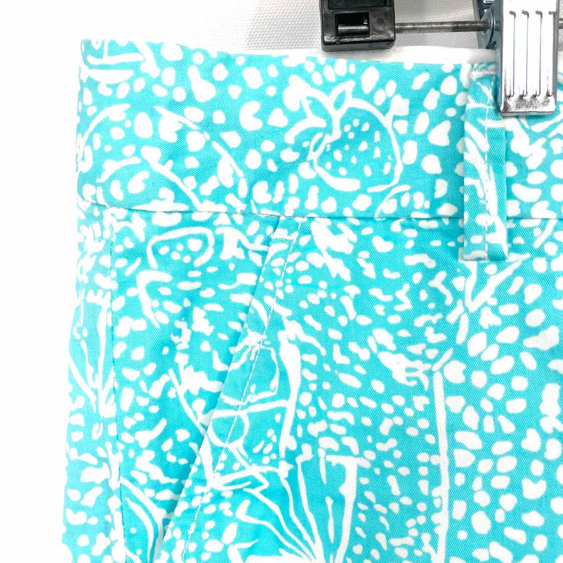Lilly Pulitzer Women's Blue Size 10 Abstract Shorts
