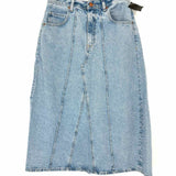 Pilcro Women's Blue Size 10 Midi Denim Skirt