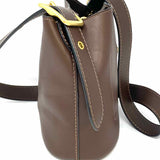 Coach Bleeker Brown Crossbody Leather Bucket Bag