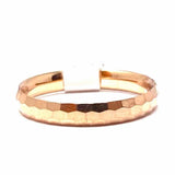 EternaGold size 6 14K Rose Gold Hammered Ring