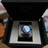 GEVRIL XO Submarine Stainless Steel Blue & Silver Tone Watch