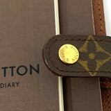 LOUIS VUITTON 2004 Panda Small Agenda Takashi Murakami Brown Monogram Wallet