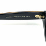 Oliver Peoples Black Cat Eye Stripe Sunglasses